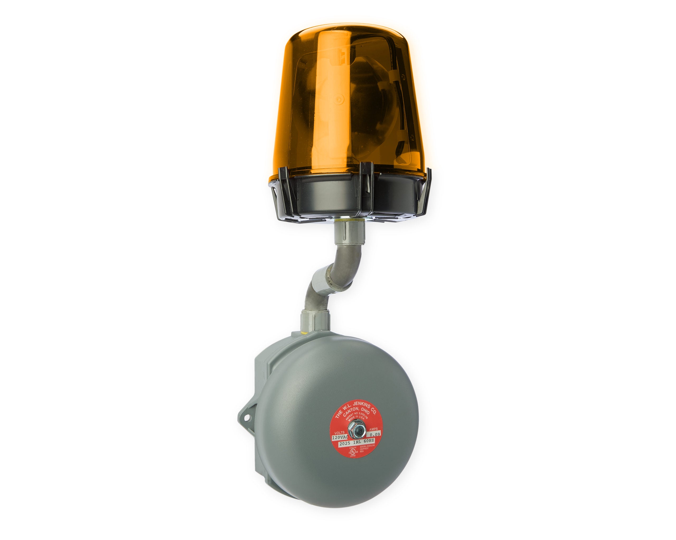 Industrial Indoor-Outdoor Bell with Warning Light