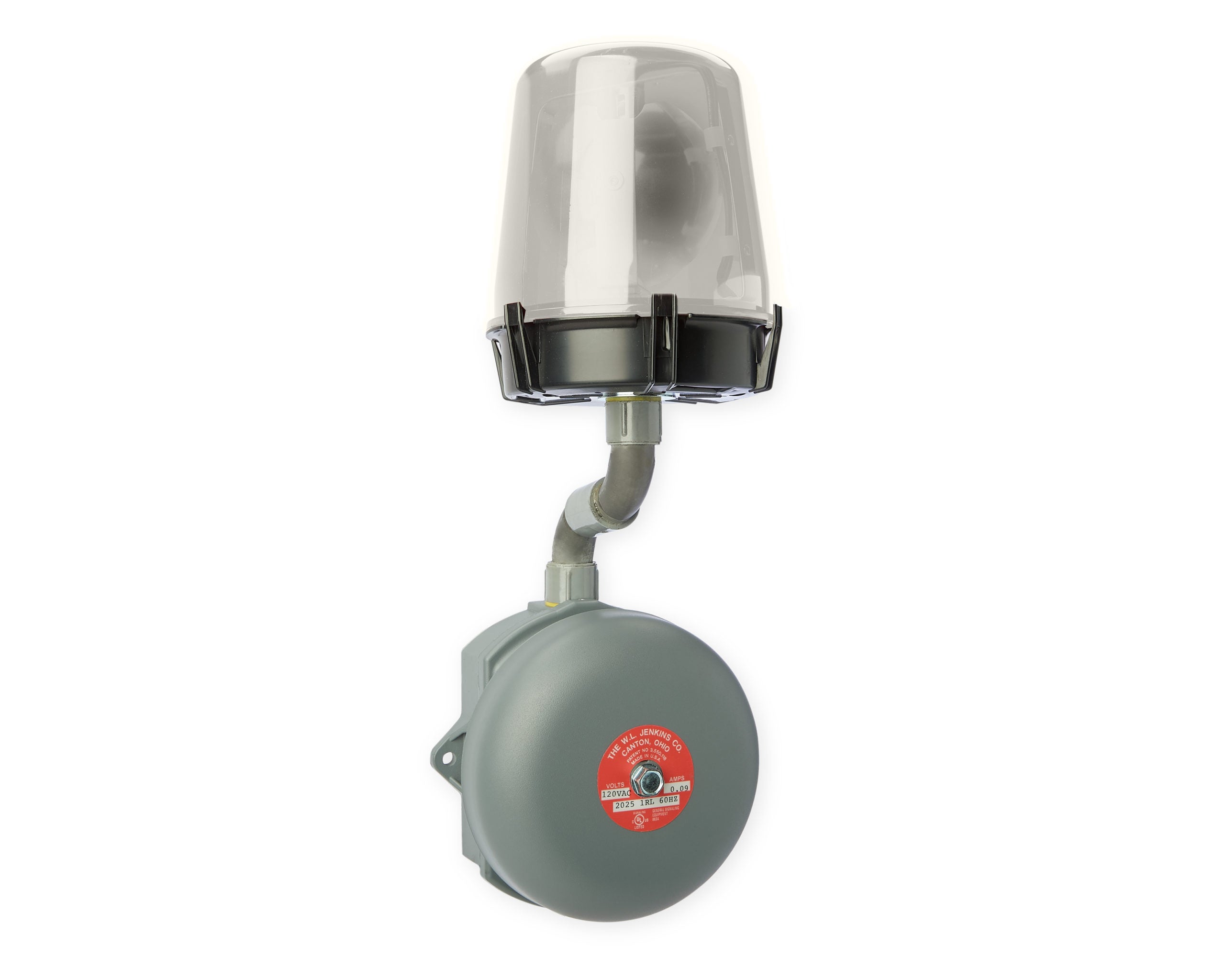 Industrial Indoor-Outdoor Bell with Warning Light