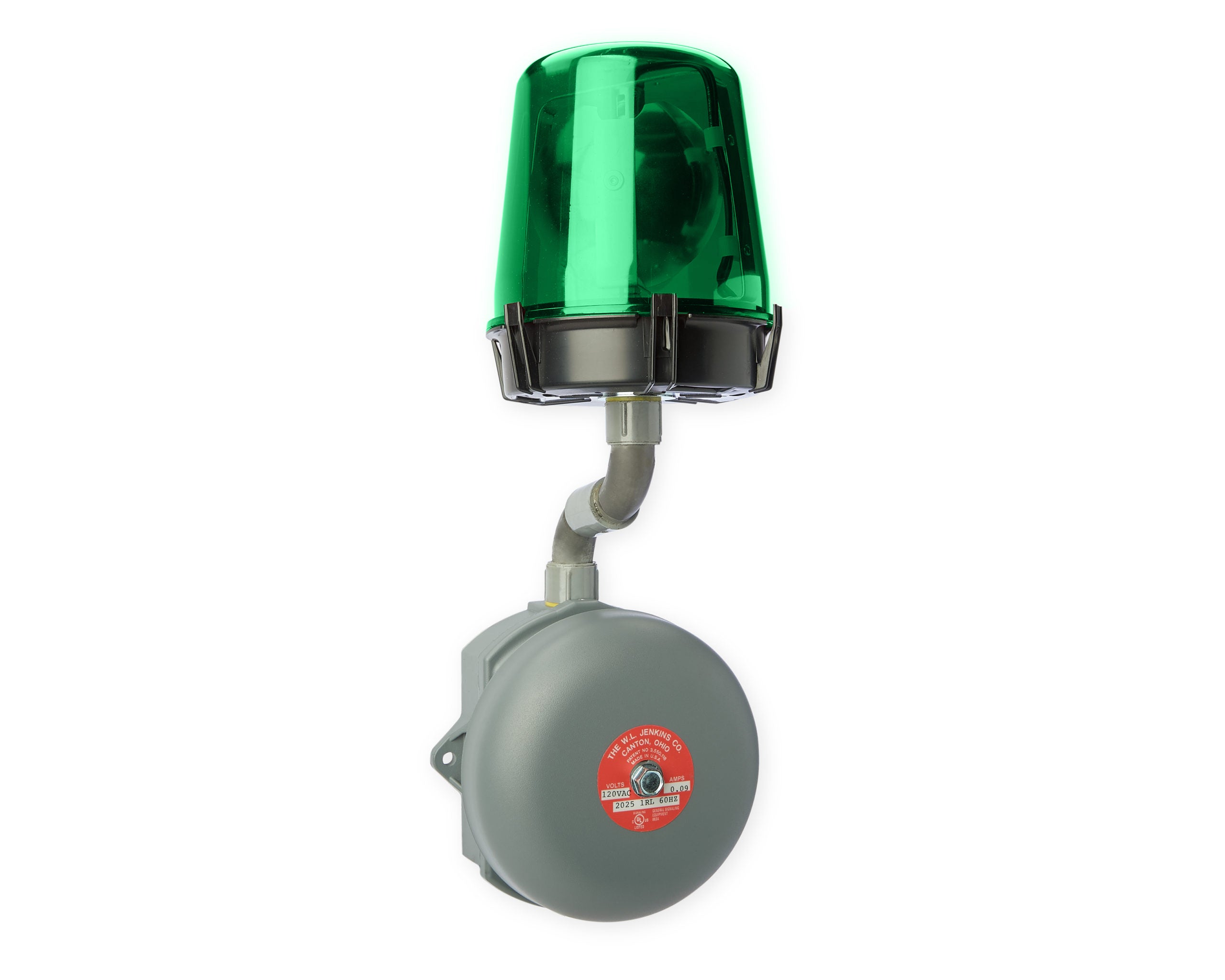 Industrial Indoor-Outdoor Bell with Warning Light