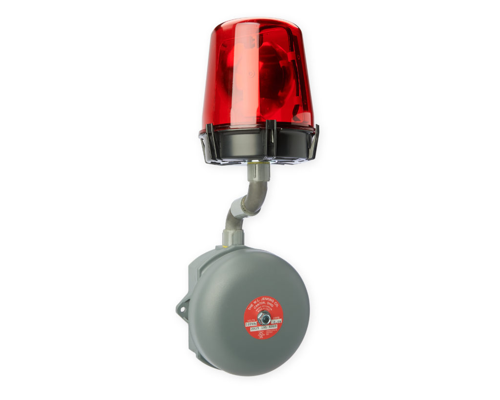 Industrial Indoor Bell with Warning Light WL Jenkins Company